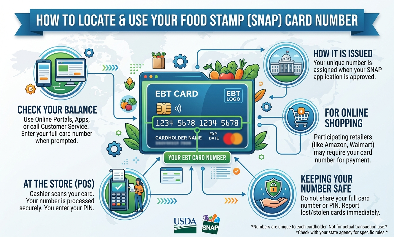 food stamp card number