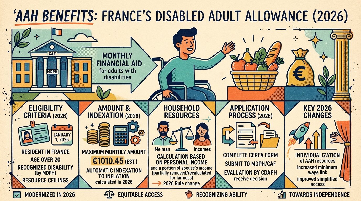AAH Benefits: France’s Disabled Adult Allowance (2026)
