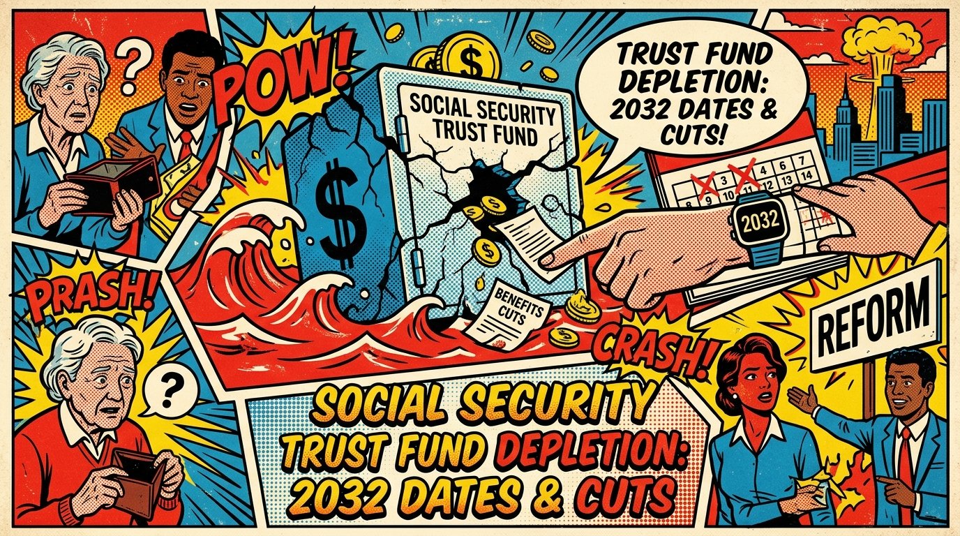 Social Security Trust Fund Depletion: 2032 Dates & Cuts