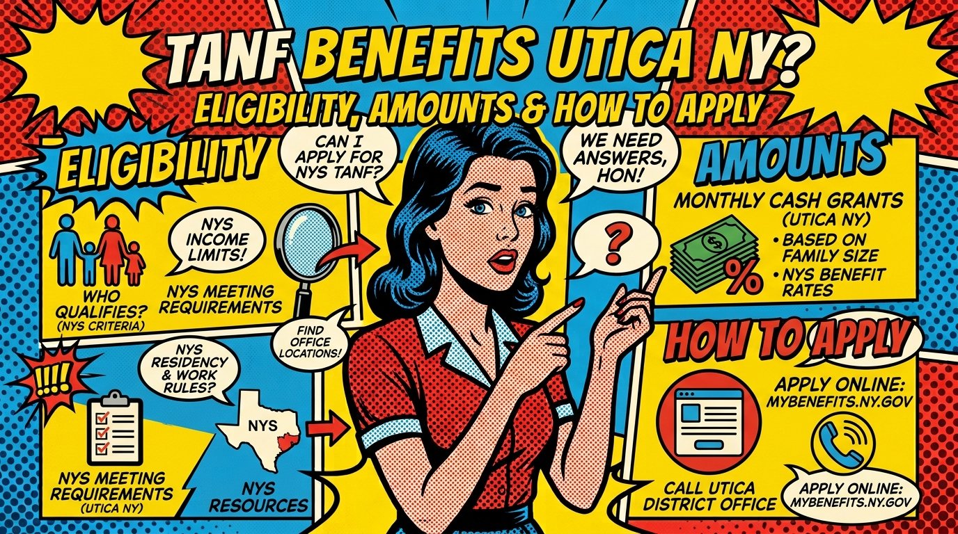 TANF Benefits Utica NY: Eligibility, Amounts & How to Apply