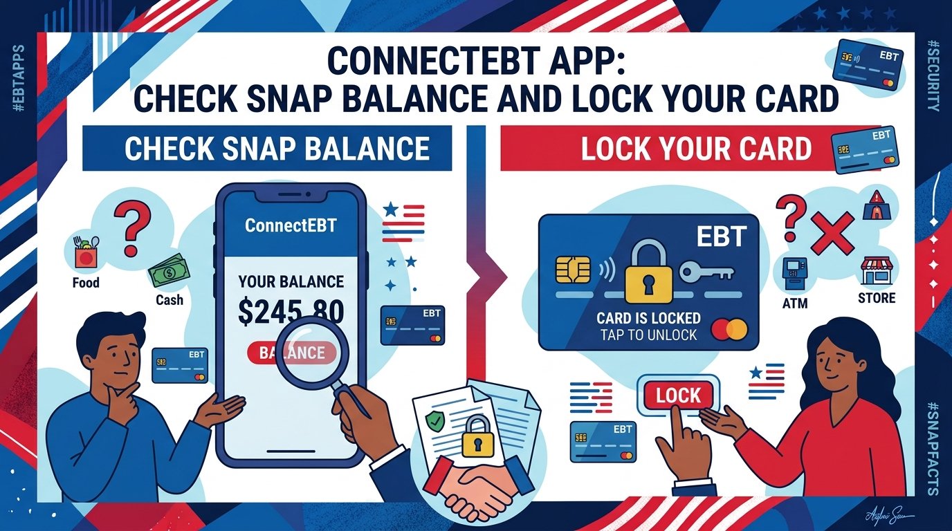 ConnectEBT App: Check SNAP Balance and Lock Your Card